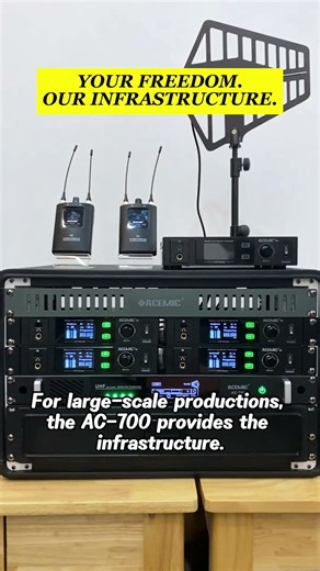 Acemic AC-700 & G5: Management for Wireless Microphone & IEM Systems