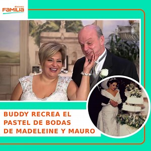 1M views · 65K reactions | En "Cake Boss", Buddy Valastro sorprende a Madeleine y Mauro al recrear el pastel de su boda para celebrar su 25 aniversario 蘆 Un emotivo momento que también revive recuerdos entre los fanáticos del programa. #CakeBoss Disfruta el contenido de Discovery en MAX. Suscríbete ahora: <https://bit.ly/MAX-DiscoveryFamilia> | Discovery Familia | Facebook