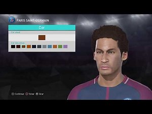 Neymar Jr Face Tutorial PES 2018