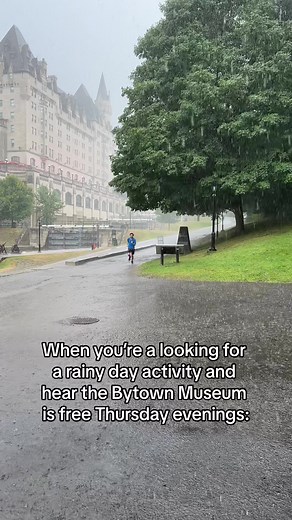 Rain or shine, the Bytown Museum is free on Thursdays from 5-8✨ #ottawa #bytownmuseum #ottawatourism #rideaucanal #locks #museum #tourism #museum #museumsoftiktok #ottawahistory #rainyday