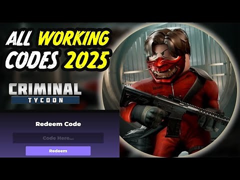 Criminal Tycoon Codes June 2025 ⚠️New⚠️ ALL WORKING CODES Roblox Criminal Tycoon 2025