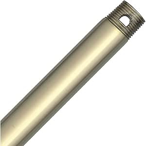 Casablanca 63003 Perma-Lock Downrod, 24-Inch Length, Bright Brass