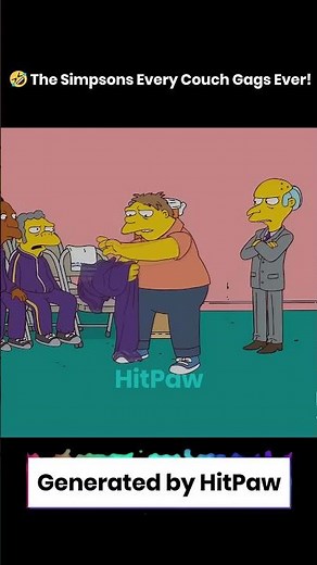🤣The Simpsons Every Couch Gags AI Figures! #thesimpsons