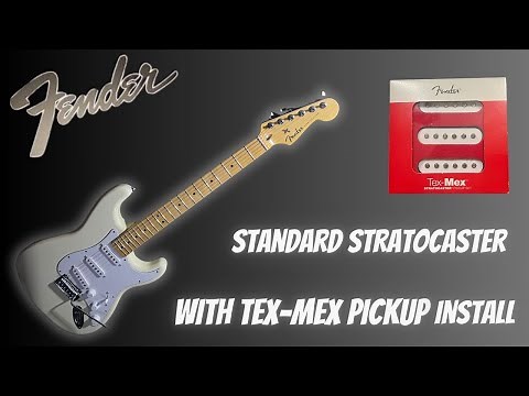 Fender Standard Stratocaster with Tex-Mex pickup upgrade | Install and review