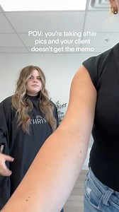 When you go to adjust your client's hair and she goes for a hug 🤣 @wavesbymandy | StyleSeat