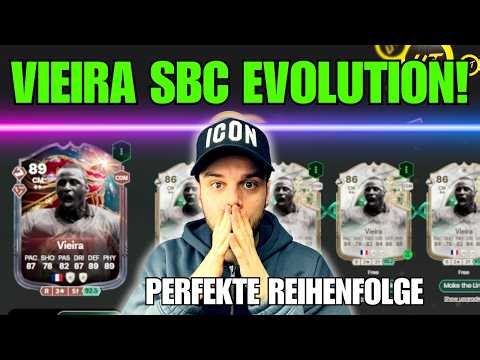 BEST VIEIRA SBC EVOLUTION COMBINATION!☠️ PERFECT SEQUENCE ✅ FC 26 TIPS🤝