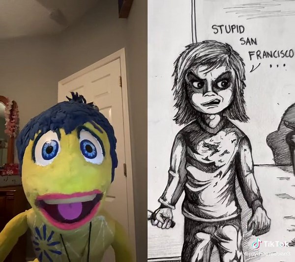 Inside Out Joy & Anger: Twisted & Scary! 😱