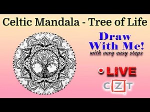 How to draw a Tree of Life - Mandala with easy steps - Draw Along - MandalaNPA 056