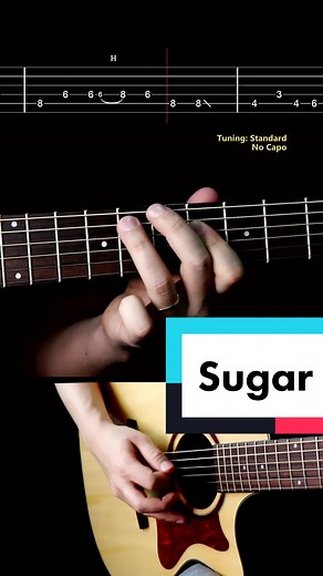 When they ask you to play a summer hit... Sugar | Robin Schulz #guitartutorials #guitartabs #guitarcovers