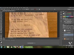 How to Edit Printed Receipts & Documents in Photoshop CS6 (Step-by-Step)