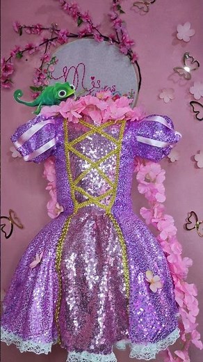 How to make Rapunzel's dress #diy #dress #rapunzel