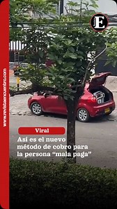#viral | En redes sociales ha circulado un nuevo sistema de cobro. En el clip, se puede ver a una mujer en su vehículo, con un parlante en la parte trasera, desde donde se escucha: “Señora María Paulina, por favor pague la deuda pendiente que tiene”. Este hecho que sucedió en Villavicencio ha generado opiniones divididas sobre la efectividad de esta modalidad de cobro. | Revista Encuentro