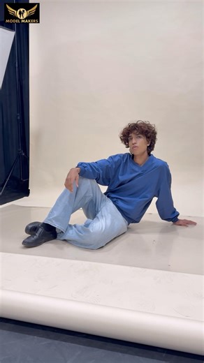 Behind the Scene of Modelling Portfolio Shoot of Jaymin during Model Makers Mumbai Shoot.