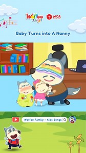 5.4K views · 38 reactions | Baby Jenny wants to become a nanny to care for her family and bring them joy  Stay tuned for new songs on the Wolfoo Song Official YouTube channel #Wolfoo #cartoonforkids #NurseryRhymes #kidssongs #babysongs | Wolfoo Nursery Rhymes | Facebook