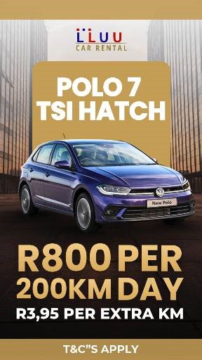 🚗 VW Polo 7 TSI Hatch & Toyota Fortuner 4x4 – Your Drive, Your Way! Hit the road in the zippy VW Polo 7 TSI Hatch or elevate your journey with the rugged Toyota Fortuner 4x4. Perfect for everyday trips, weekends away, or short-term rentals that fit your budget. 💵 VW Polo 7 TSI Hatch R800 | 200KM | 1–3 days 💵 Toyota Fortuner 4x4 R2500 | 200KM | 1–3 days ✨ No Credit Card Required | T&C’s Apply 📍 Centurion & East London 🌐 lluutransport.co.za 📞 082 040 0199 / 012 023 1748 / 064 522 0475 #Short