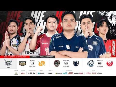 [🔴LIVE] MPL INDONESIA SEASON 17 | RRQ VS DEWA | AE VS TLID | EVOS VS BTR | WEEK 5 DAY 2 #mplid #mlbb