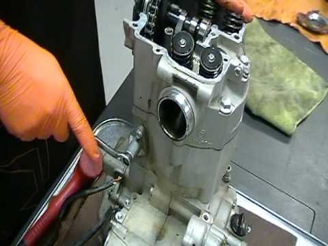 Sonic disassembles the KTM RFS Engine Part 1