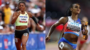 Top five fastest 200m women in 2024 ahead of Paris Olympics ft. Gabby Thomas, Sha'Carri Richardson