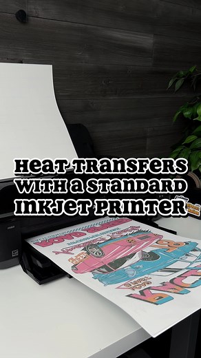 One of the biggest advantages of inkjet heat transfer paper is that most homes/offices have an inkjet printer 🙌🏼 Inkjet heat transfers are promotional quality (for items that will not be laundered as often) making them the best choice for custom one-off shirts for special events, such as: • birthday shirts 🎉 • memorial t-shirts 😇 • family reunions 🧑‍🧑‍🧒‍🧒 • vacation matching tees ✈️ • special events 🎪 #heatpressnation #heatpress #heattransfers #customshirts #smallbusiness #customapparel