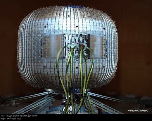 316K views · 1.6K reactions | Mind = blown Earlier this year, #NASAMarshall and Lockheed Martin engineers conducted a long duration creep test of an inflatable deep space habitation concept. Creep tests performed at Marshall, are designed to take this space technology to its breaking point. The design achieved over 1,000 hours at pressure before bursting – well exceeding the planned duration. | NASA's Marshall Space Flight Center | Facebook