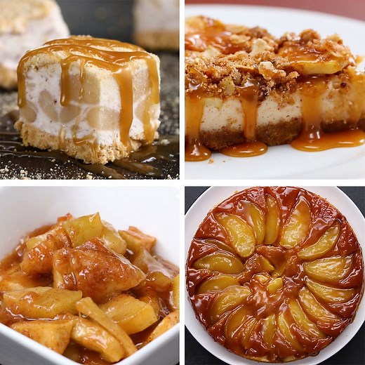 Caramel Apple Desserts 4 Ways 🍏 | Tasty