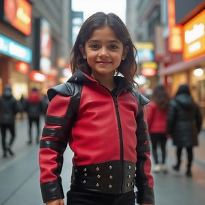 Descendants 4 the Rise of Red Jacket for Girls - Kylie Cantrall Leather Jacket - Etsy