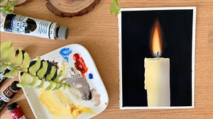 Learn to Paint a Realistic Candle using Gouache | Zaneena Nabeel | Skillshare