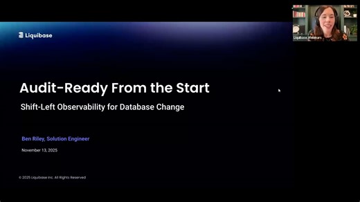 Audit-Ready From the Start: Shift-Left Observability for Database Change