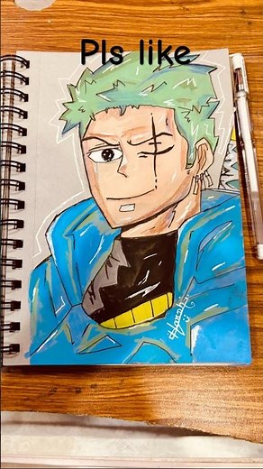 Roronoa zoro drawing #roronoazoro