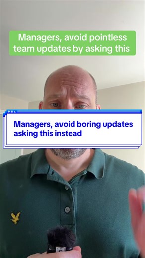 Managers when asking for updates, stop asking what they are doing and ask what they are delivering. #managertips #management #leadership #newmanager #coach