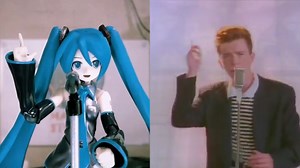 ミクロール　Miku Roll （ 初音ミク ⅹ リック・アストリー　リックロール　コマ撮り Hatsune Miku x Rick Astley Rick Roll Stop Motion ）