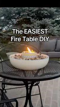 The easiest fire table DIY #diy #firetable