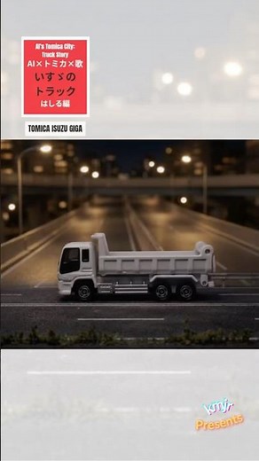 あの名曲で！いすゞのトラック×AIトミカの世界 はしる編 ｜AI’s Tomica City: Truck Story #トミカ #isuzu