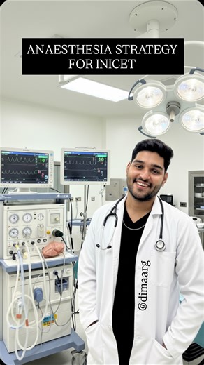 Dr.Ansh on Instagram: "🩺 Anaesthesia Strategy for INICET ⚡️ ✅ What to READ: • 💉 Induction & maintenance agents (Propofol, Thiopentone, Ketamine) • 😤 Airway management + RSI sequence • 🧠 Muscle relaxants – depolarizing vs non-depolarizing • 💊 Spinal vs Epidural anaesthesia – levels, complications • 🌡️ Oxygen therapy, vaporizers, flow meters (image-based) • ❤️ CPR, ASA grading, Mallampati, Capnography 🚫 What to SKIP (low yield for INICET): • 🧾 Detailed machine circuits & gas equations • 📉