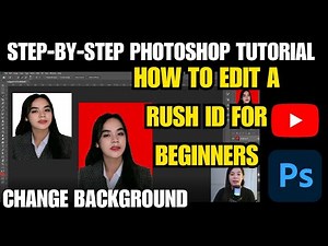 Step-by-Step RUSH ID Editing for Beginners! #photoshoptutorial #photoediting #printingbusiness