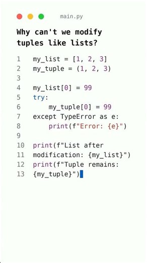 Why Does Python Say NO to This? 🤯 #coding #shorts #python