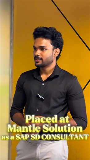 Archon Solutions(ASPL) on Instagram: "From classroom to SAP Consultant in just 3 months 🚀 Congratulations to Abhinav! 🎉 He gained ERP SD skills at Archon Solutions and has been successfully placed as a SAP SD Consultant at Mantle Solutions. His journey shows that with the right training and skills, you can achieve your dream SAP role in just a few months. Start your career with practical expertise and real world readiness! #SAPPlacement #SAPSD #StudentSuccess #SAPConsultant #JobReady #ArchonSo