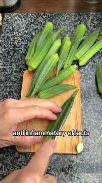 🥒💧 Okra Water Benefits