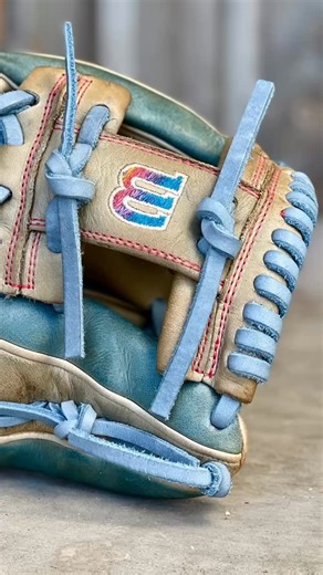 Love seeing all the details of the baseball and softball gloves we’ve been working on! Which one is your favorite? #baseballglove #baseballlife #baseballplayer #baseballseason #leatherwork | The Glove Lab | Facebook