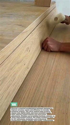Amazing Woodworking Trick Saves Hours Daily #Woodworking #DIY #Carpentry