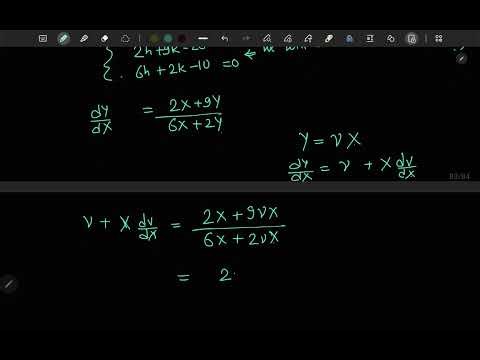 Differential Equations Reducible to Homogeneous | Engineering Mathematics All Branches