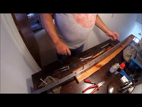 Building my split cane fishing rod planing form part one