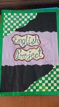 English project file Class 12th #v #class12 #projectfile#lostspring #trending#englishproject#class12