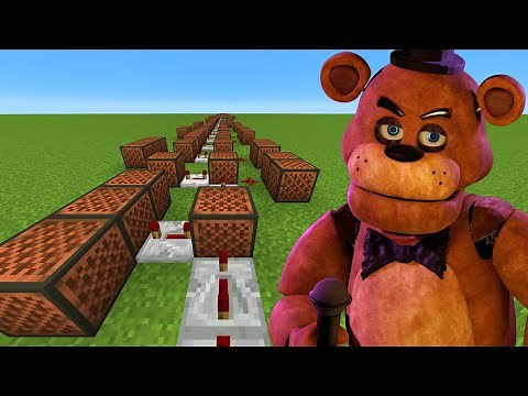 How to make "Freddy's Music Box" | Minecraft Note Block Tutorial!