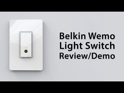 [Review] Belkin Wemo Light Switch - Demo And Overview