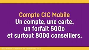 Et si vous aviez tout intérêt à réunir compte bancaire et forfait mobile ? Découvrez Compte CIC Mobile. https://www.cic.fr/fr/banques/particuliers/gestion-courante/le-compte-cic-mobile.html?xtor=AD-1010223486&xtor_dnfta=AD-1010223486 | CIC