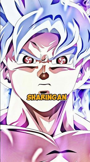 Goku With Sharingan