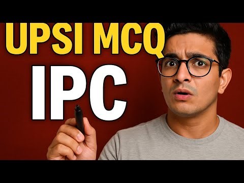 “UPSI MCQ | IPC 🔥Galti yahin hoti hai!”---🔹 Alternative Strong (1️⃣ “UPSI IPC MCQ 