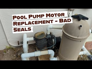 Pentair/Sta-Rite Dura-Glas Pool Pump Motor Replacement (Bad Seals)