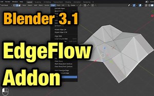 iBlender中文版插件EdgeFlow 教程EdgeFlow：Blender 中非常有用的插件Blender